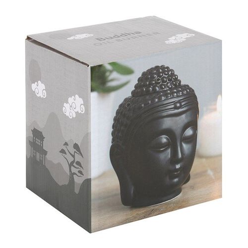 Black Buddha Head Oil Burner | Inspired Creative Gifts | UK Supplier