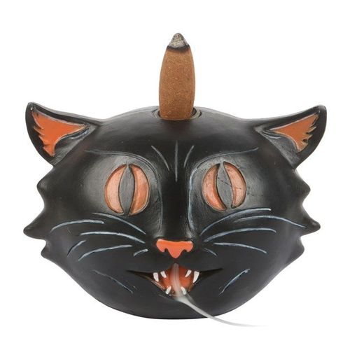 Black Cat Backflow Incense Burner | Inspired Creative Gifts | UK Supplier