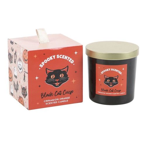 Black Cat Curse Cinnamon Orange Candle | Inspired Creative Gifts | UK Supplier