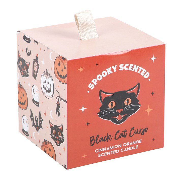 Black Cat Curse Cinnamon Orange Candle | Inspired Creative Gifts | UK Supplier