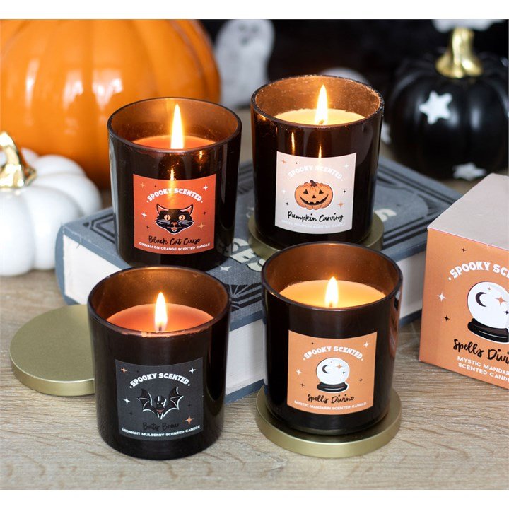 Black Cat Curse Cinnamon Orange Candle | Inspired Creative Gifts | UK Supplier