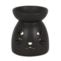 Black Cat Cut Out Oil Burner and Wax Warmer | Inspired Creative Gifts | UK Supplier