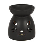 Black Cat Cut Out Oil Burner and Wax Warmer | Inspired Creative Gifts | UK Supplier