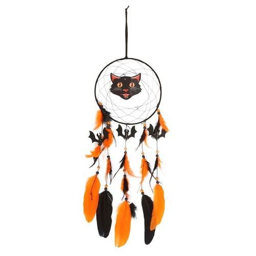 Black Cat Halloween Dreamcatcher | Inspired Creative Gifts | UK Supplier