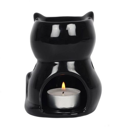Black Cat Oil Burner | Inspired Creative Gifts | UK Supplier