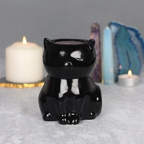 Black Cat Oil Burner | Inspired Creative Gifts | UK Supplier