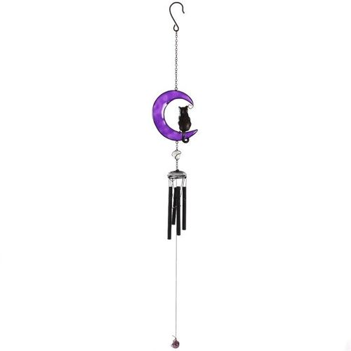 Black Cat Windchime | Inspired Creative Gifts | UK Supplier