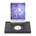 Black Daily Guidance Tarot Card Stand Tealight Holder | Inspired Creative Gifts | UK Supplier
