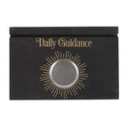 Black Daily Guidance Tarot Card Stand Tealight Holder | Inspired Creative Gifts | UK Supplier
