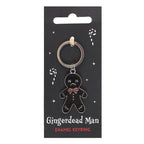 Black Gingerdead Man Keyring | Inspired Creative Gifts | UK Supplier