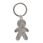 Black Gingerdead Man Keyring | Inspired Creative Gifts | UK Supplier