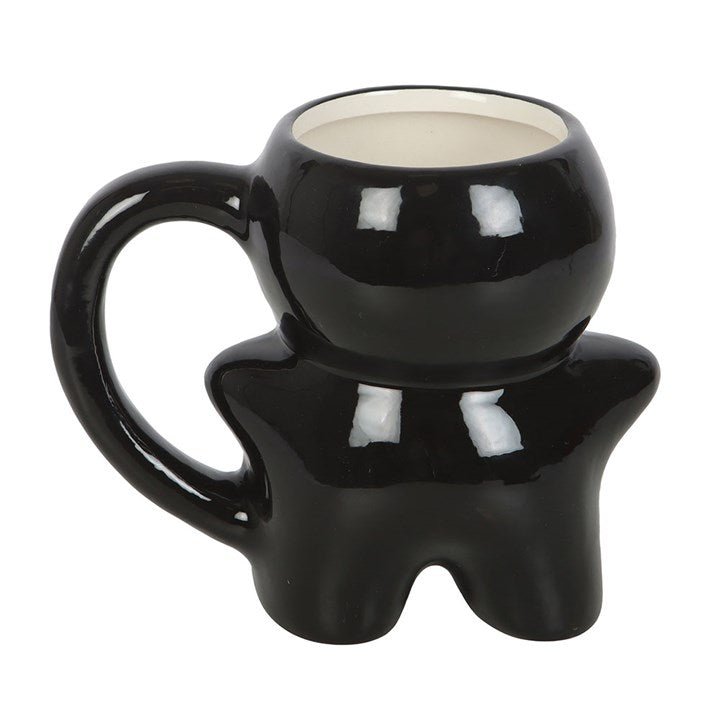 Black Gingerdead Man Mug | Inspired Creative Gifts | UK Supplier