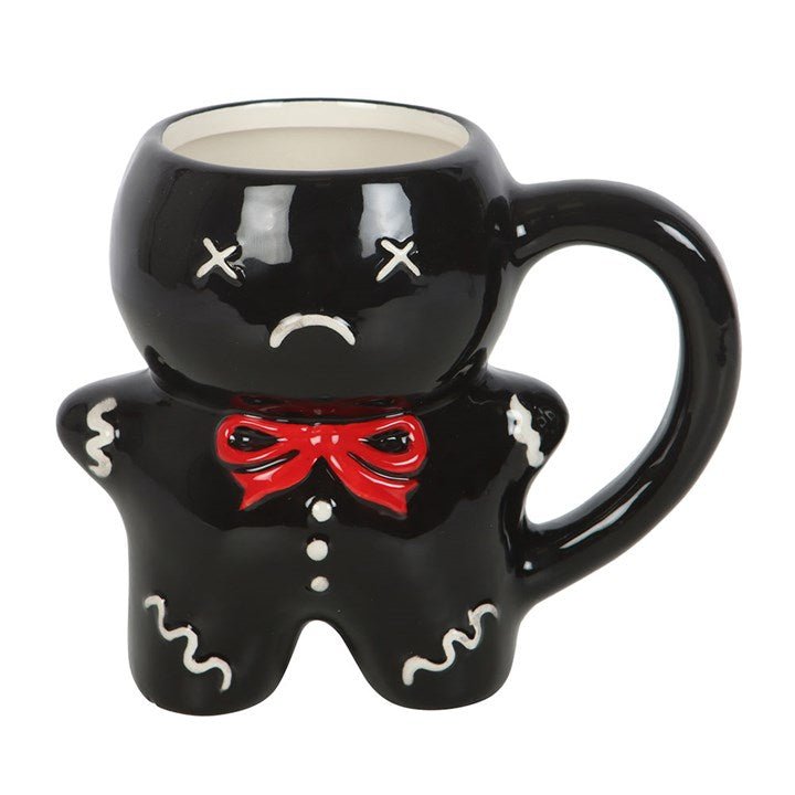 Black Gingerdead Man Mug | Inspired Creative Gifts | UK Supplier