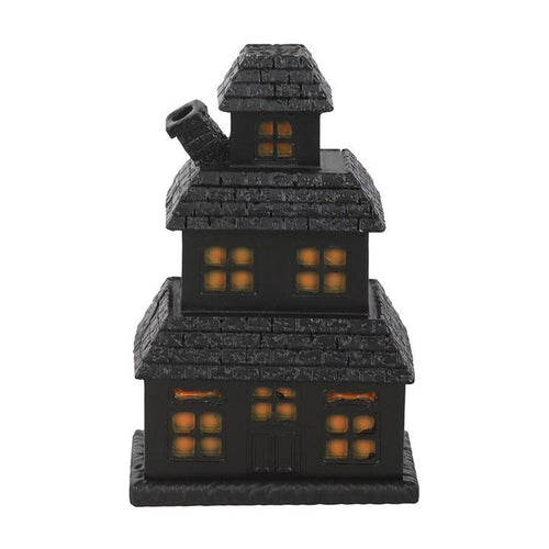 Black Haunted House Incense Cone Holder | Inspired Creative Gifts | UK Supplier