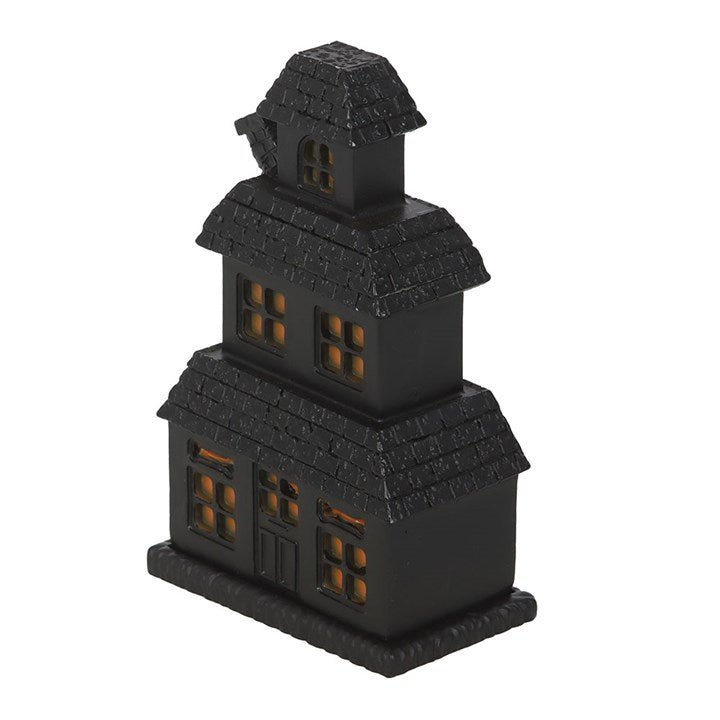 Black Haunted House Incense Cone Holder | Inspired Creative Gifts | UK Supplier