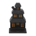 Black Haunted House Incense Cone Holder | Inspired Creative Gifts | UK Supplier