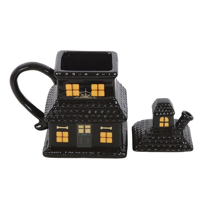 Black Haunted House Mug | Inspired Creative Gifts | UK Supplier
