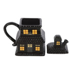 Black Haunted House Mug | Inspired Creative Gifts | UK Supplier