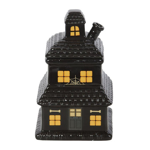 Black Haunted House Oil Burner and Wax Warmer | Inspired Creative Gifts | UK Supplier