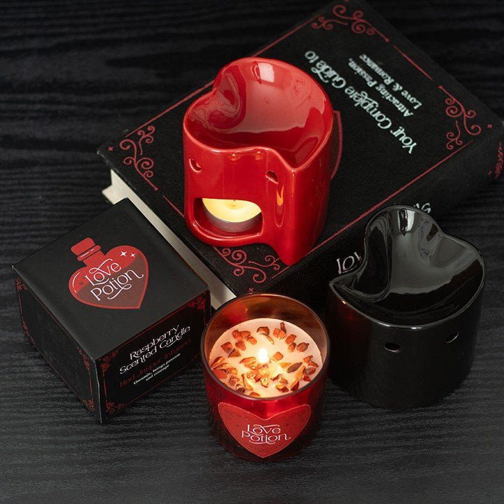 Black Heart Oil Burner and Wax Warmer | Inspired Creative Gifts | UK Supplier