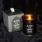 Black is My Happy Colour Opium Candle | Inspired Creative Gifts | UK Supplier