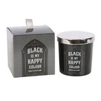 Black is My Happy Colour Opium Candle | Inspired Creative Gifts | UK Supplier