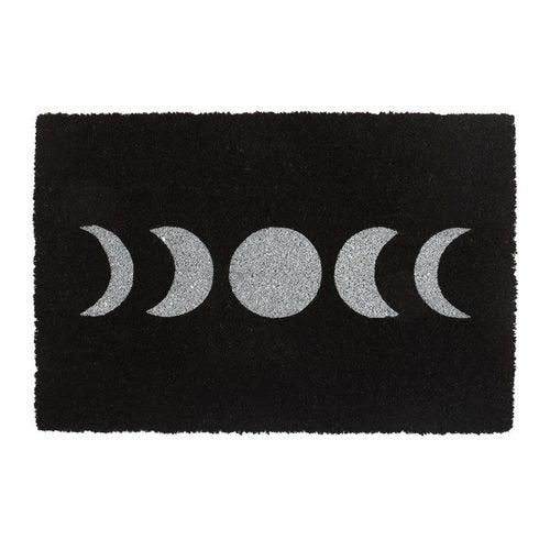 Black Moon Phase Doormat | Inspired Creative Gifts | UK Supplier