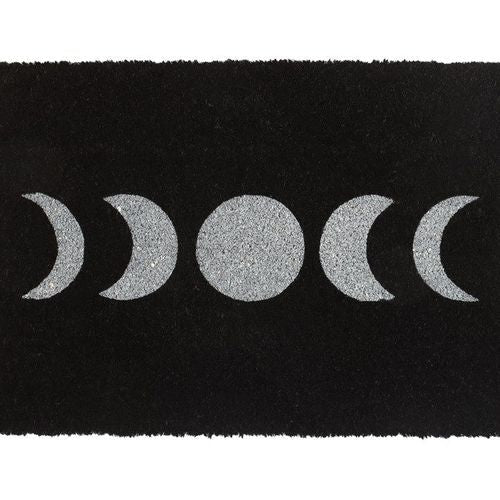 Black Moon Phase Doormat | Inspired Creative Gifts | UK Supplier