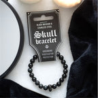 Black Obsidian Skull Bracelet | Inspired Creative Gifts | UK Supplier
