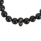 Black Obsidian Skull Bracelet | Inspired Creative Gifts | UK Supplier