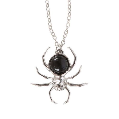 Black Obsidian Spider Pendant Necklace | Inspired Creative Gifts | UK Supplier