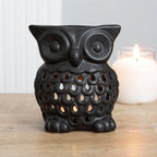 Black Owl Oil Burner | Inspired Creative Gifts | UK Supplier