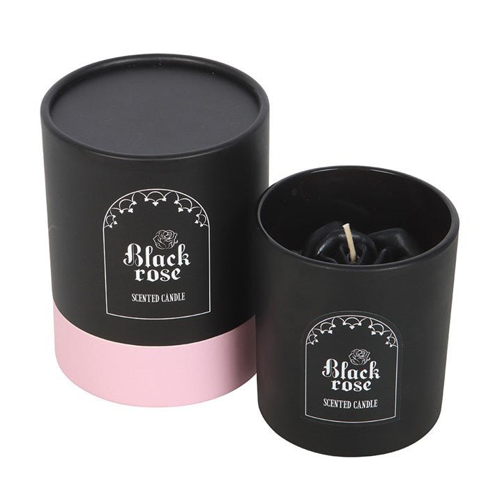 Black Rose Candle with 3D Roses | Inspired Creative Gifts | UK Supplier