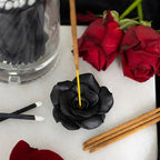 Black Rose Resin Incense Stick Holder | Inspired Creative Gifts | UK Supplier
