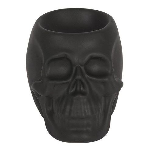 Black Skull Oil Burner | Inspired Creative Gifts | UK Supplier