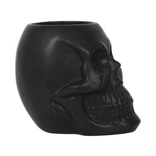 Black Skull Plant Pot | Inspired Creative Gifts | UK Supplier