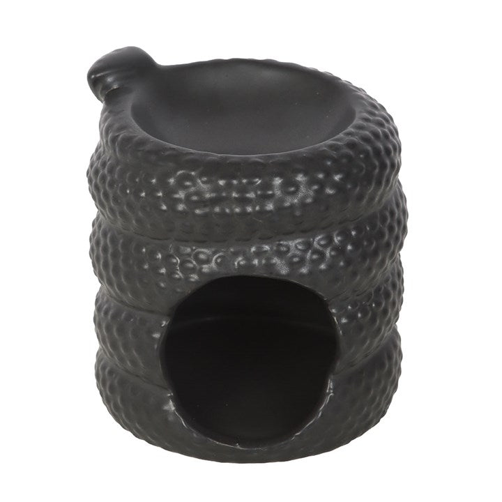 Black Snake Oil Burner and Wax Warmer | Inspired Creative Gifts | UK Supplier