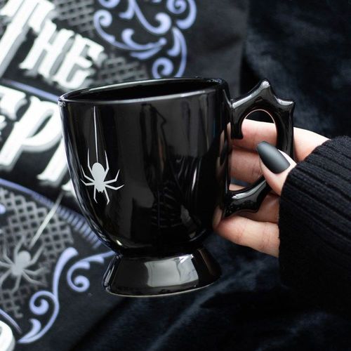 Black Spider Teacup | Inspired Creative Gifts | UK Supplier
