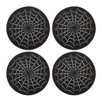 Black Spiderweb Coaster Set | Inspired Creative Gifts | UK Supplier