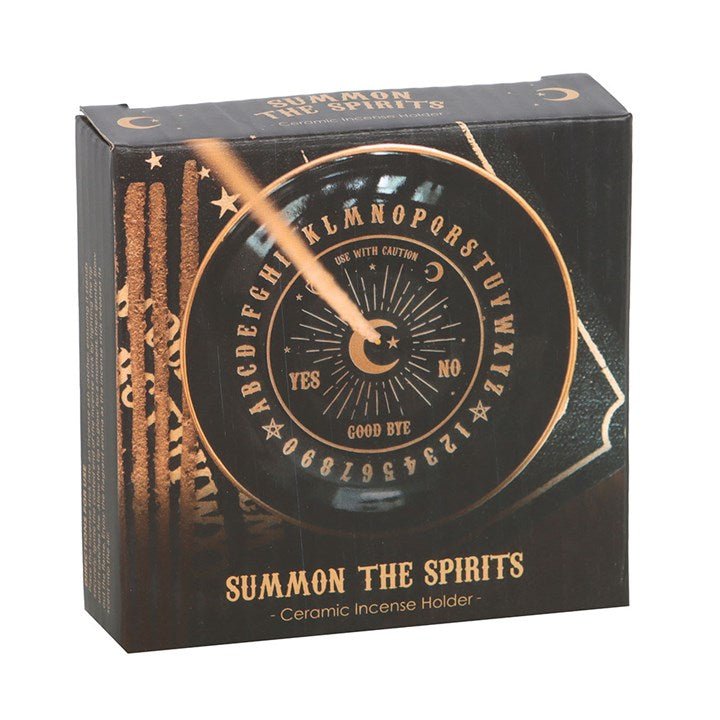 Black Talking Board Incense Holder | Inspired Creative Gifts | UK Supplier