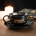 Black Talking Board Teacup and Saucer | Inspired Creative Gifts | UK Supplier