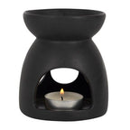 Black Triple Moon Cut Out Oil Burner | Inspired Creative Gifts | UK Supplier