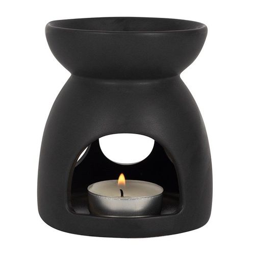 Black Triple Moon Cut Out Oil Burner | Inspired Creative Gifts | UK Supplier