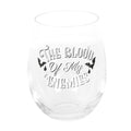 Blood Of My Enemies Stemless Wine Glass | Inspired Creative Gifts | UK Supplier