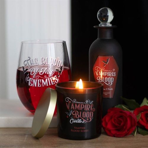 Blood Of My Enemies Stemless Wine Glass | Inspired Creative Gifts | UK Supplier
