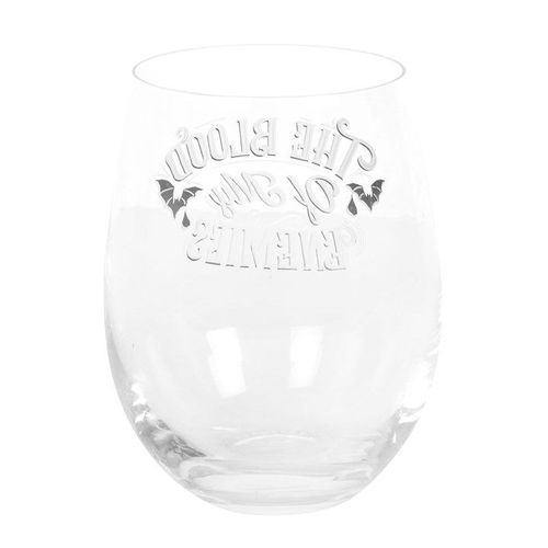 Blood Of My Enemies Stemless Wine Glass | Inspired Creative Gifts | UK Supplier