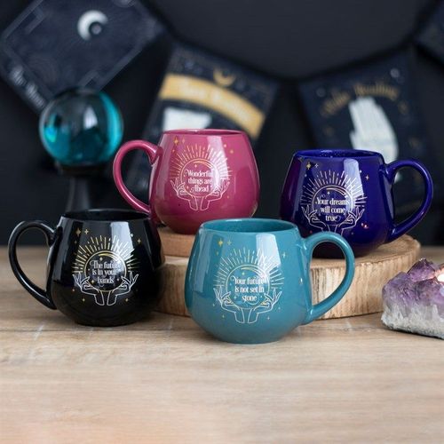 Blue Fortune Teller Colour Changing Mug | Inspired Creative Gifts | UK Supplier