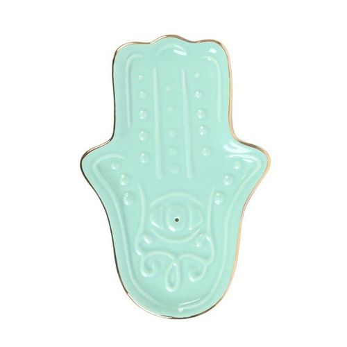 Blue Hamsa Hand Incense Stick Holder | Inspired Creative Gifts | UK Supplier