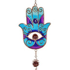 Blue Hand of Hamsa Windchime | Inspired Creative Gifts | UK Supplier