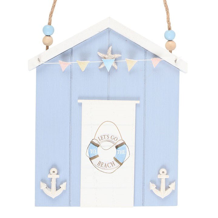 Blue Life Ring Beach Hut Hanging Decoration | Inspired Creative Gifts | UK Supplier